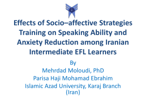 What are Socio-affective Strategies?