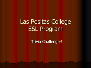 ESL Program - Las Positas College