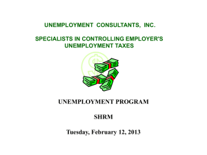 Unemployment Program