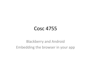 embeding the web browser in your app