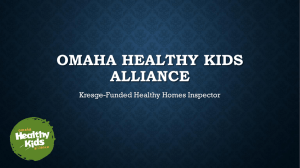 Omaha Healthy Kids Alliance - National Center for Healthy Housing