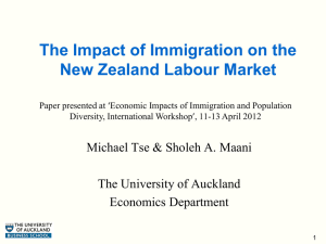 The impact of immigration on the New Zealand labour market