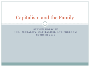 Capitalism and the Family