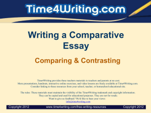 Essays_CompareContrast