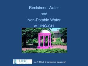 UNC-CH Potable Water Usage Composite FY06-07 and FY07-08