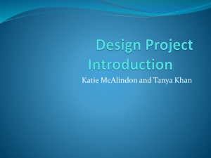 Design Project Introduction