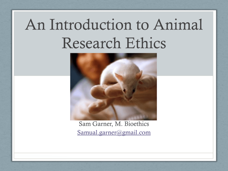 apa code of ethics animal research