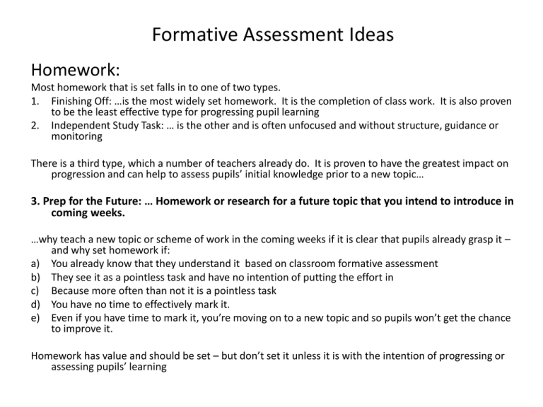 creative writing assessment ideas