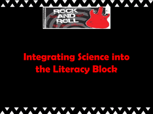 Integrating Science into the Literacy Block Power Point
