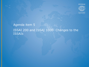 Changes To ISSAIs ppt