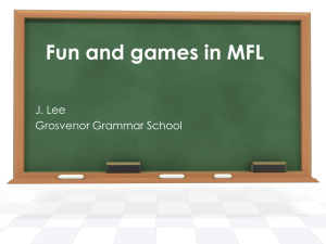Fun and games in MFL LEJ