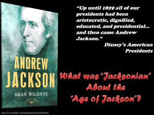 “Age of Jackson”?
