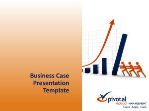 Business Case Presentation Template