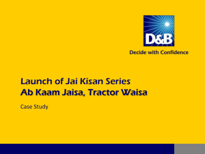 Ab Kaam Jaisa, Tractor Waisa - Launch of Jai Kisan Series