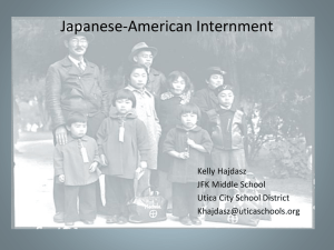 PowerPoint: Japanese-American Internment