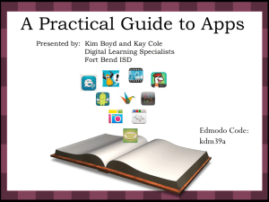 140363 - A Practical Guide to Apps