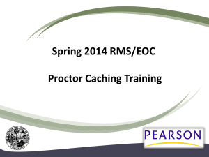 Proctor Caching Training PowerPoint