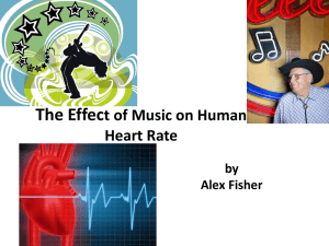 The Effect of Music on Human Heart Rate - SMS-HB09