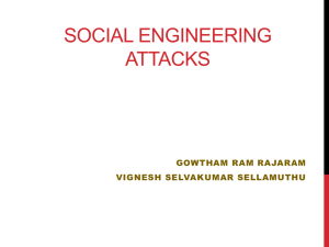 Social Engineering Attacks