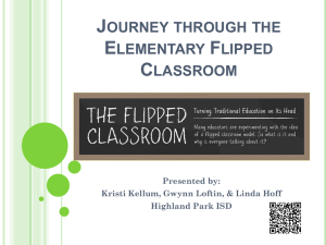 Journey through the Elementary Flipped Classroom