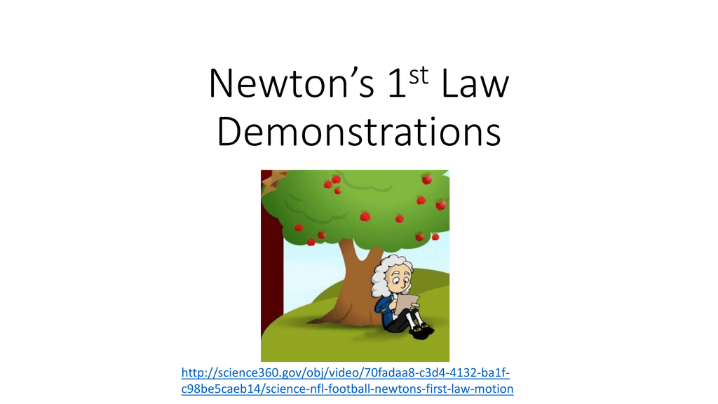 newtons 1st law