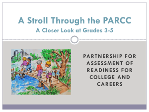 A Stroll Through the PARCC Grades 8-11