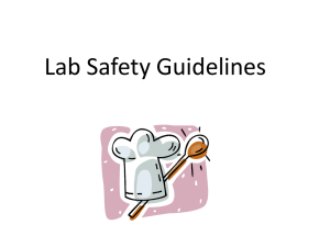 Lab Safety PowerPoint
