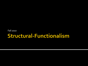 Structural-Functionalism