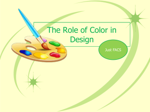 The Role of Color in Design PowerPoint Presentation