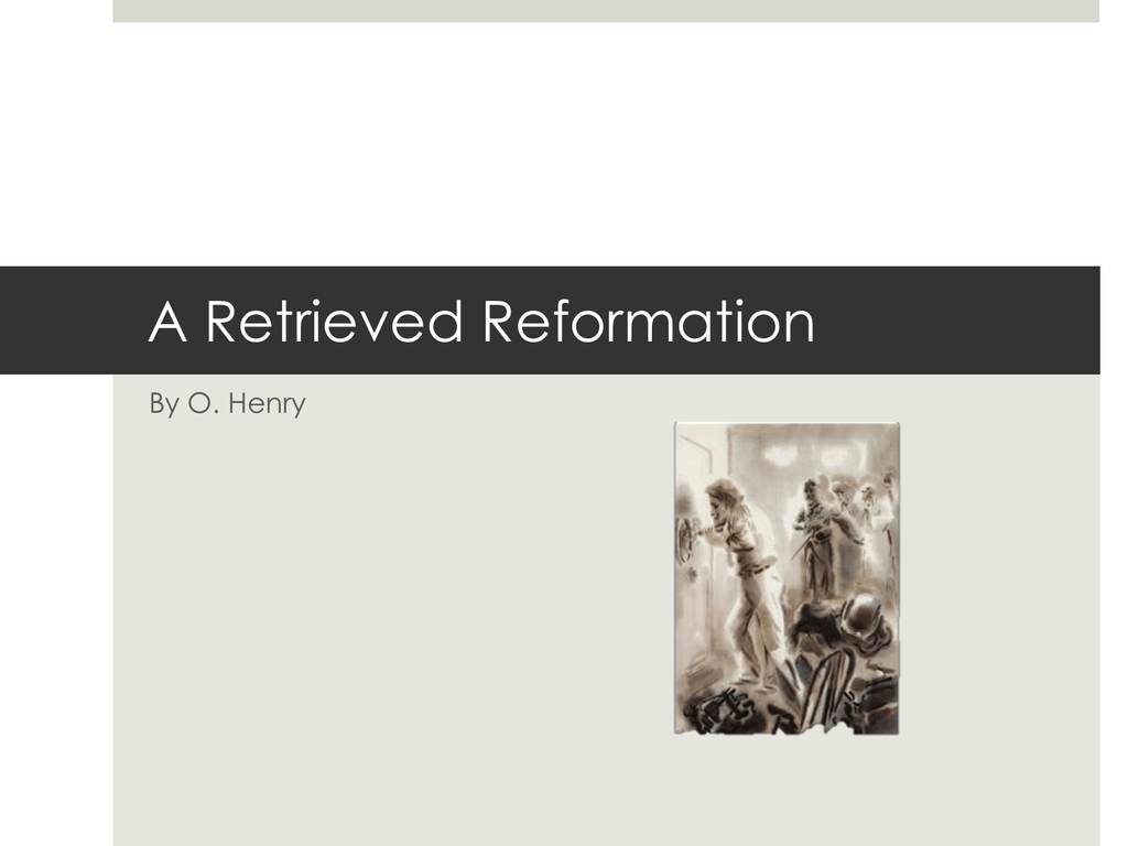 A Retrieved Reformation Plot Chart