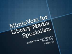 MimioVote for LMS follow-up