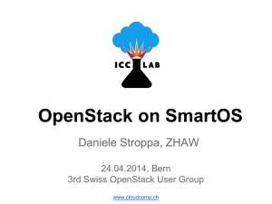 OpenStack on SmartOS