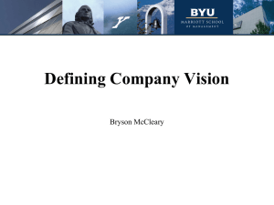 Company Vision Defined