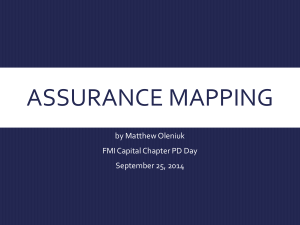 Assurance mapping