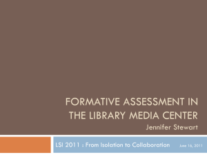 Formative Assessment in the Library Media Center