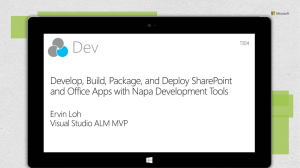 Develop, Build, Package, and Deploy SharePoint