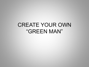 CREATE YOUR OWN *GREEN MAN*