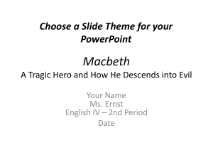 Macbeth PP Project