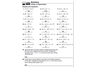 PEMDAS Flipbook - Math with Mr. B!!