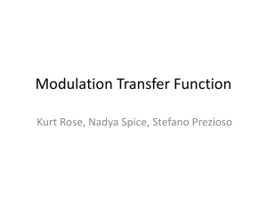 Modulation Transfer Function(2)