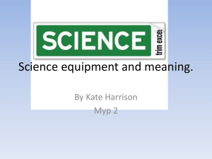 Science equipment and meaning again - kateh