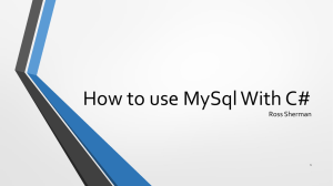 MySql_C#.ppt