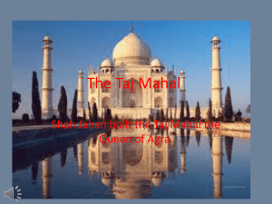 The Taj Mahal powerpoint finished 2