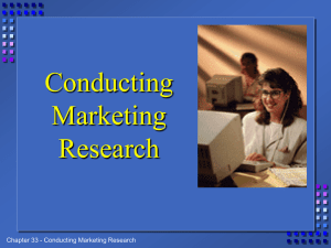 Conducting Market Research PowerPoint