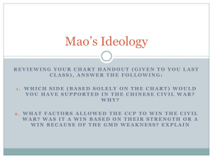 Mao*s Ideology