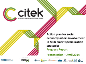 Action plan for social economy actors involvment