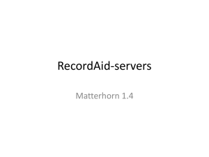 RecordAid-servers