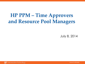 PPM Time Approver PowerPoint