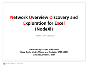 NodeXl Presentation