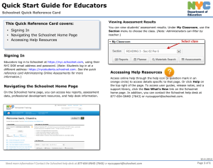 QRC_Quick Start Guide for Educators_Oct 2013-1 - CS300X